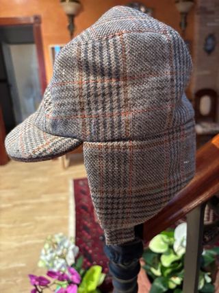 Gorro de lana tejido a cuadros