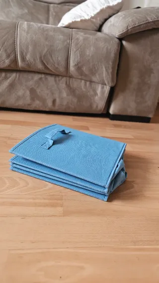 2 Cestos de tela para almacenaje