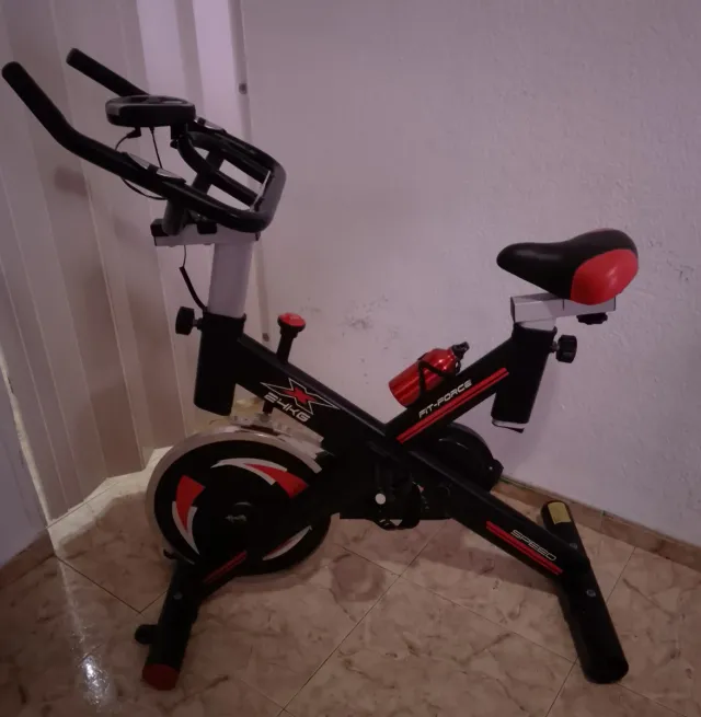 Bicicleta de Spinning Negra