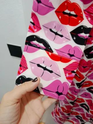 Vestido Lolina XL Estampado Labios