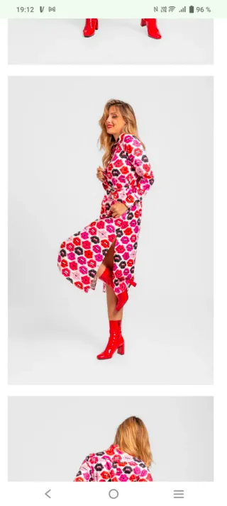 Vestido Lolina XL Estampado Labios