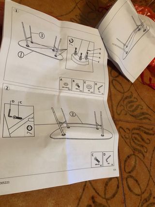 Patas para mesa de metal negras