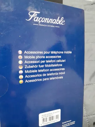 Custodia elegante iPhone XR Folio nera