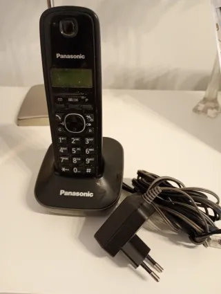Teléfono Inalámbrico Panasonic Negro