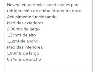 Nevera expositora Comersa