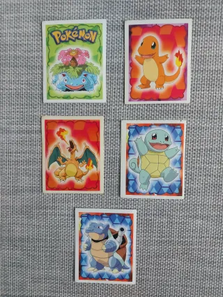 Cromos Pokémon Merlin 1999