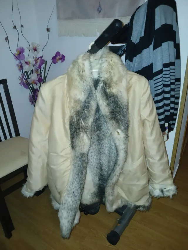 Chaquetón de pelo calentito talla única