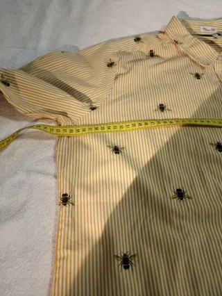 Camisa Joules Algodón Rayas Abejas