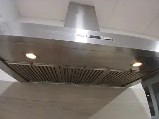 Campana extractora Mepansa 3 vel y 3 filtros inox.