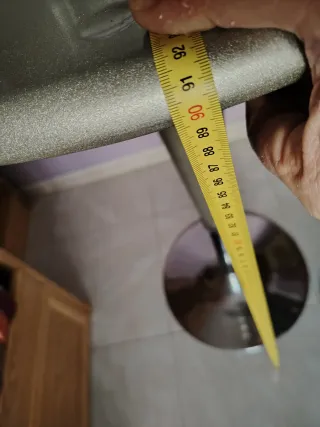 Mesa redonda alta regulable en altura...