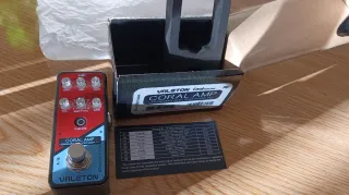 Pedal Valeton Coral Amp. Modelatore di Amplificatori
