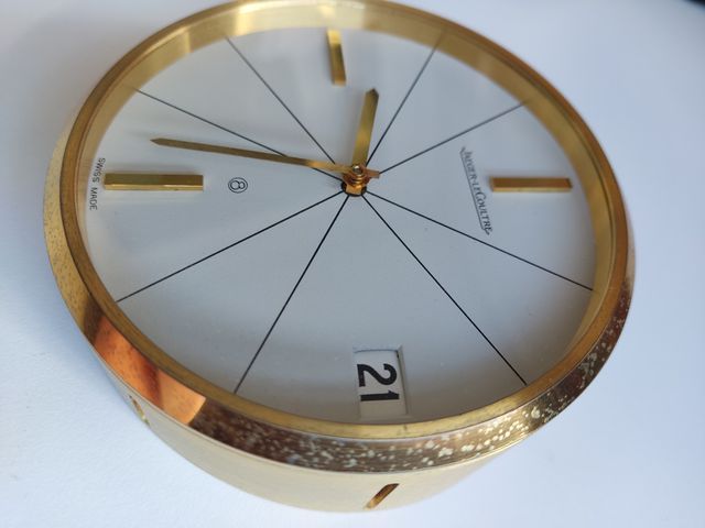 Jaeger LeCoultre reloj de escritorio.