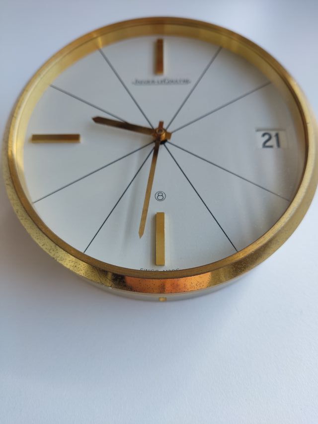 Jaeger LeCoultre reloj de escritorio.