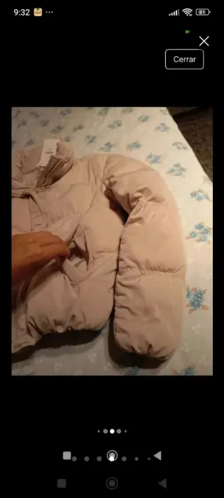 Chaqueta acolchada talla XS