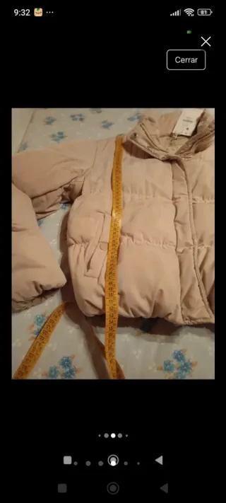 Chaqueta acolchada talla XS