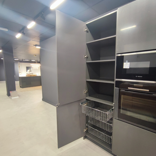 Mueble Cocina Exposición Madera y Mármol