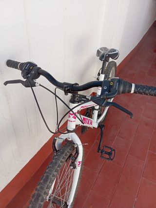 Bicicleta MTB Mitical 24' Blanca