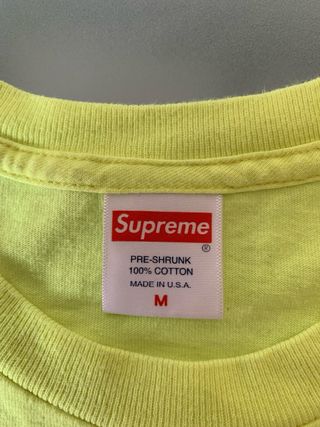 Camiseta SUPREME Sekintani, manga larga M amarillo
