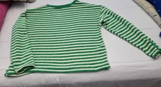 Jersey Springfield rayas verde y blanco