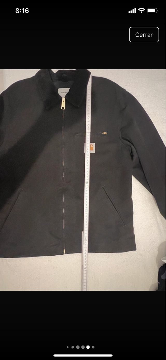 Cazadora Carhartt Negra Talla M