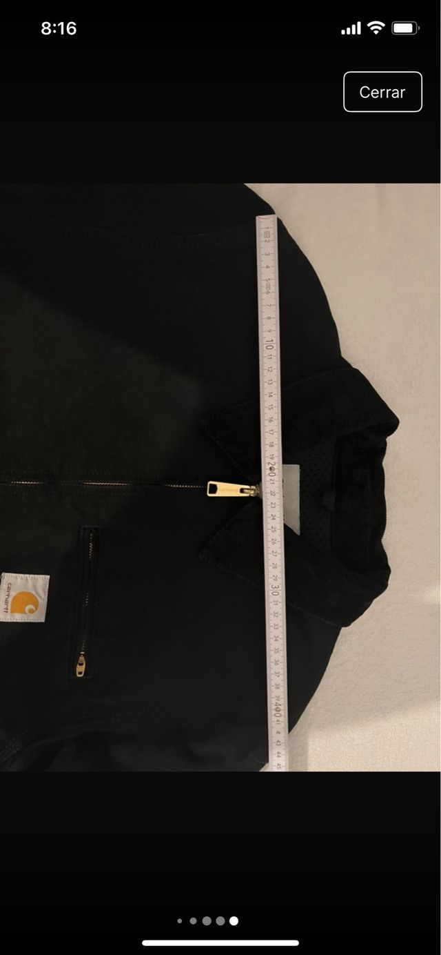 Cazadora Carhartt Negra Talla M