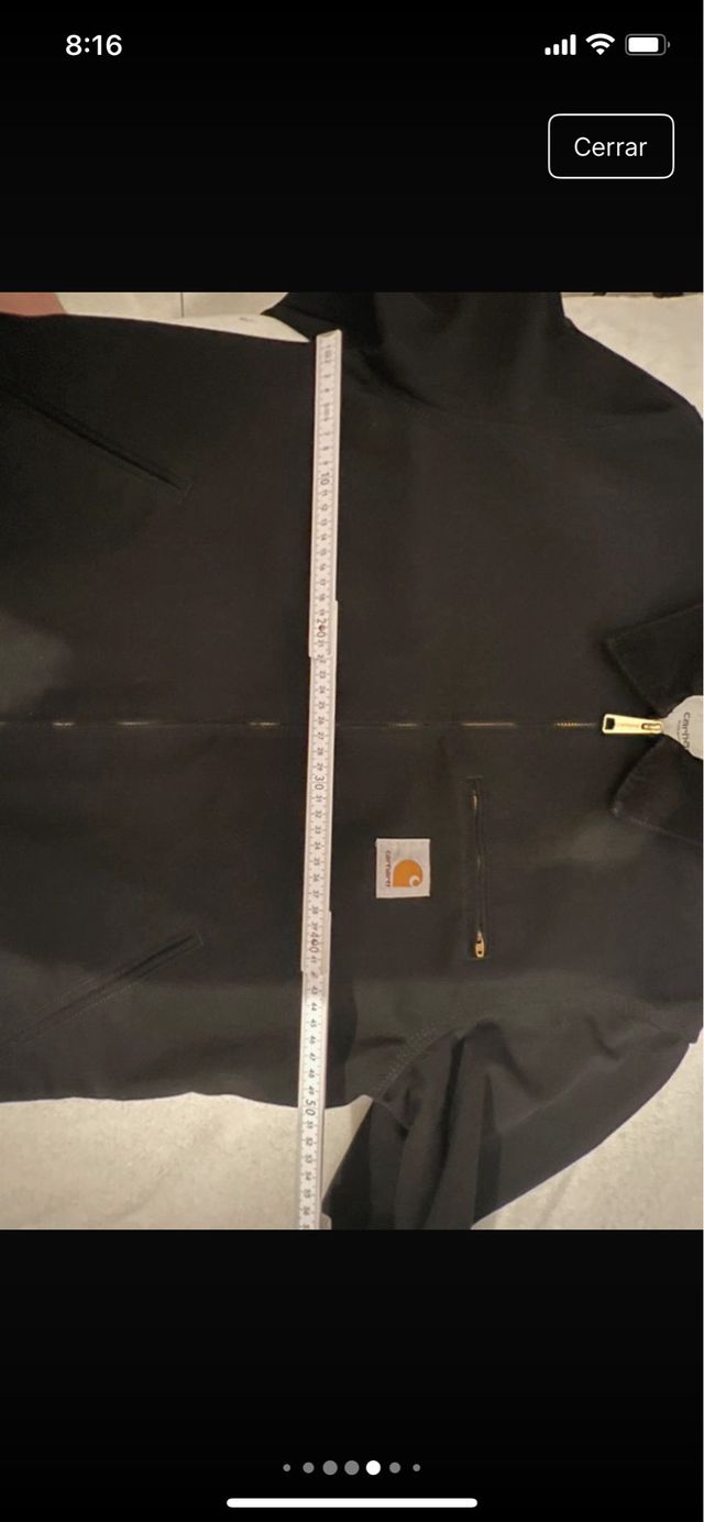 Cazadora Carhartt Negra Talla M
