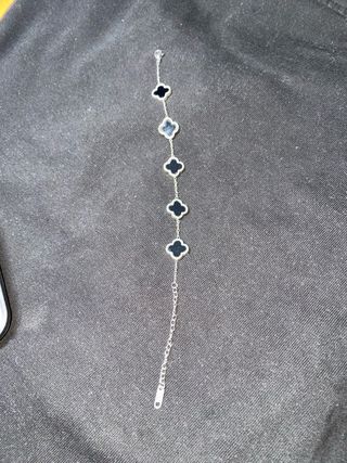 Pulsera van cleef plateada