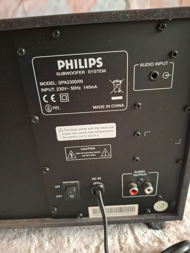 Sub con casse Philips