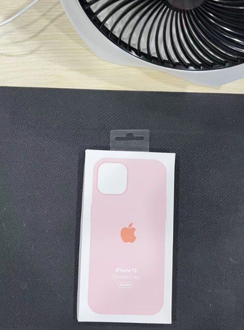 Custodia iPhone 13 Rosa Gesso in Silicone