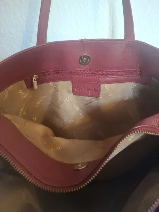 Bolso Piel Burdeos Guy Laroche