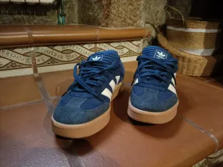 Adidas Samba XLG Azul Blanco