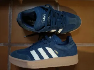 Adidas Samba XLG Azul Blanco