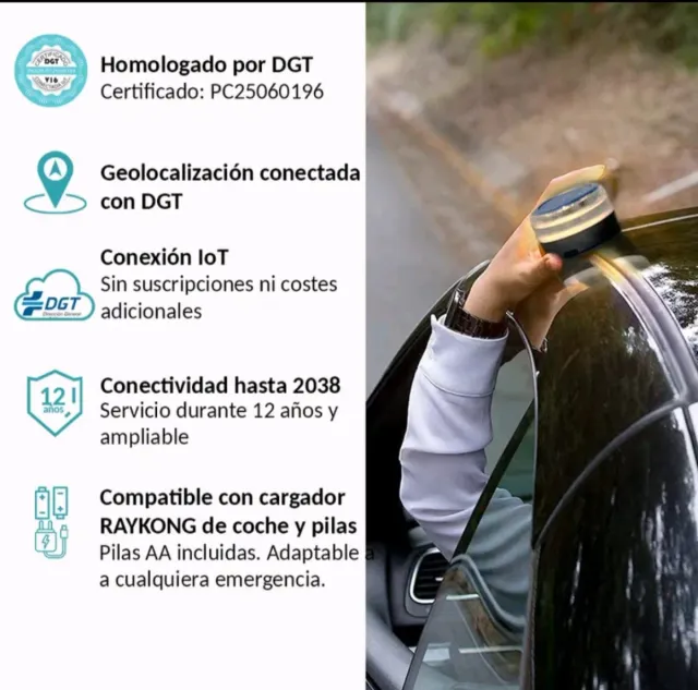 Baliza V16 Homologada por DGT 3.0 NUEVA A ESTRENAR