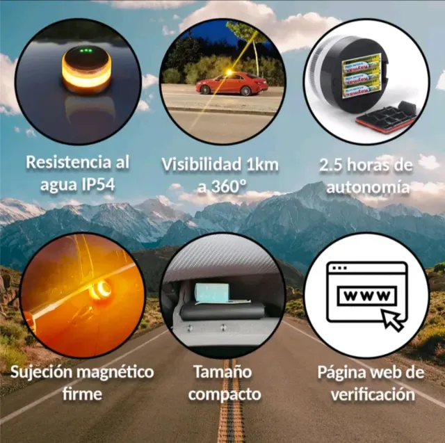 Baliza V16 Homologada por DGT 3.0 NUEVA A ESTRENAR