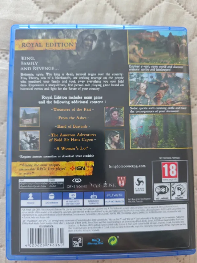 Kingdom Come Deliverance Royal Edition PS4