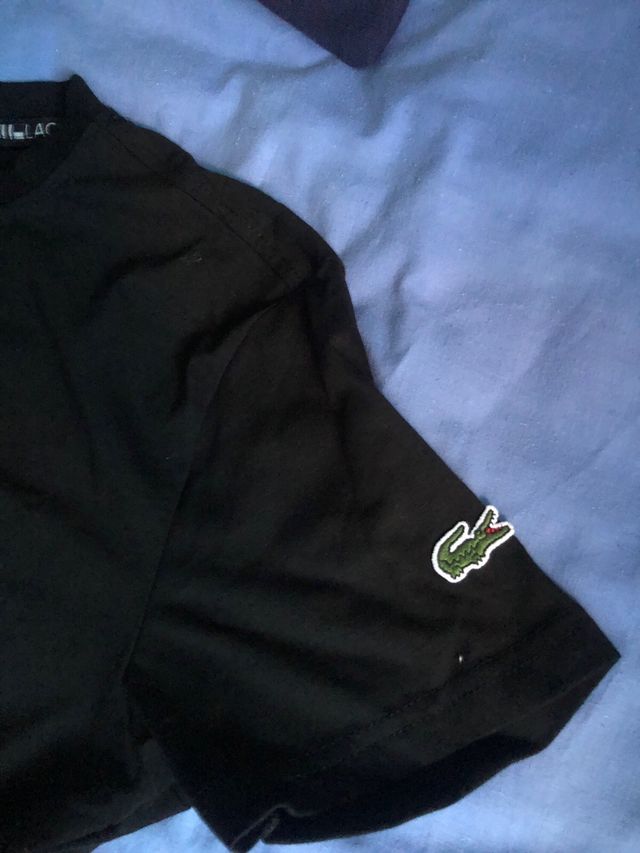 Camiseta Lacoste Negra Talla S