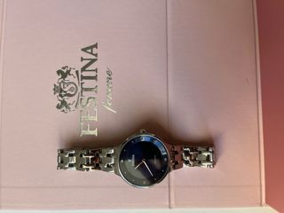 Reloj Festina Mujer Negro y Plateado