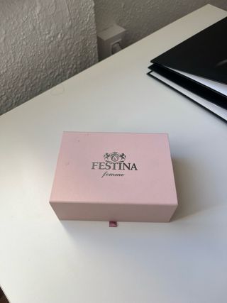 Reloj Festina Mujer Negro y Plateado