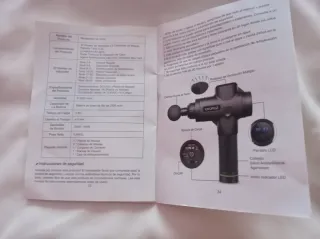 Pistola Masaje Muscular EKUPUZ Negra