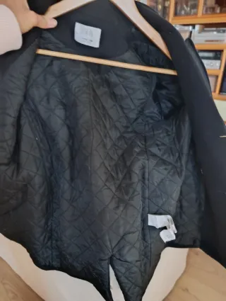 Cappottino Zara nero taglia 11/12 anni, XS donna