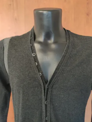 Cardigan Sonny Bono Grigio Taglia L