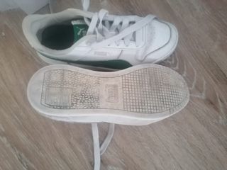 Zapatillas Puma Blancas y Verdes