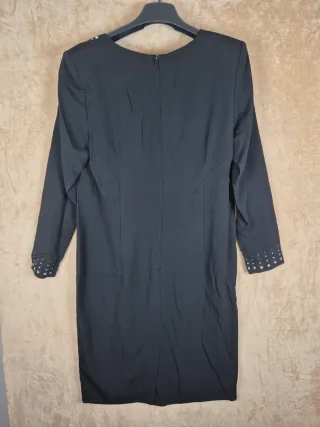 Abito Longuette Marina Rinaldi, nero strass  tg 48