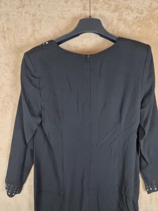 Abito Longuette Marina Rinaldi, nero strass  tg 48