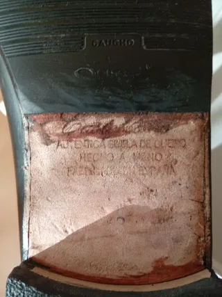 Zapatos Castellanos Negros Piel