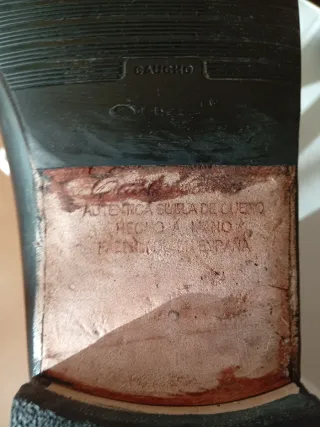 Zapatos Castellanos Negros Piel