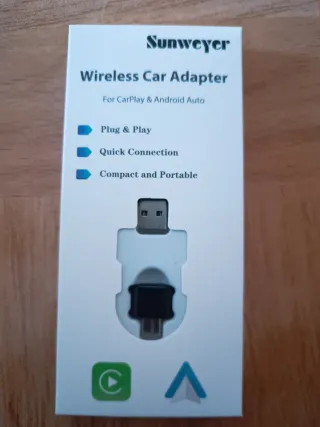 Adaptador CarPlay/Android Auto Inalámbrico USB
