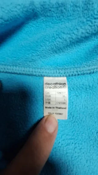 Sudadera polar Quechua azul