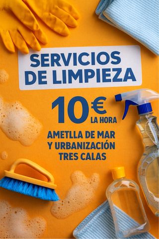 SERVICIO DE LIMPIEZA EN AMETLLA DE MAR