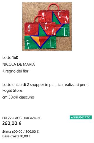 Busta shopper Nicola De Maria